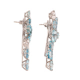 Firecracker xii aquamarine earring