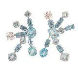 Firecracker xii aquamarine earring