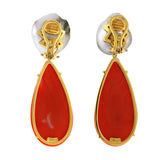 Aphrodite ii coral earrings