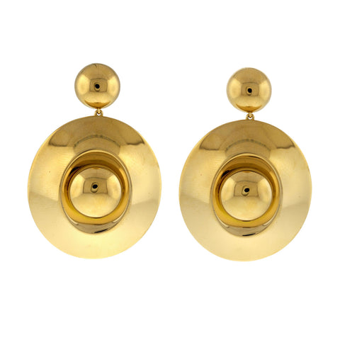 droplet ii 18k gold earrings