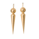 tassle ii 18k gold earrings