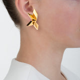 Bird iv gold earring