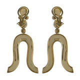 LYRE gold earring