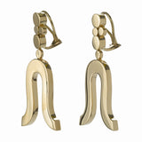 LYRE gold earring