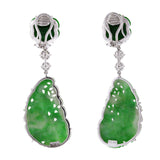 TIGER IV jade earrings
