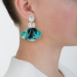 dragonfly v opal earrings
