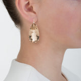 Sable i quartz earrings