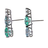 Tourmaline IV pearl earrings