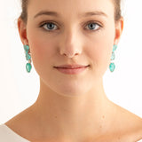 St Barths V tourmaline earrings