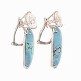 Lavender ii turquoise earrings