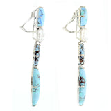 Flapper iv turquoise earrings