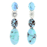 Flapper iv turquoise earrings