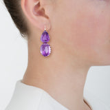 ROCKSTAR II Amethyst Earrings