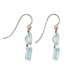 Glimmer ii aquamarine earrings
