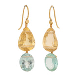 Jester II aquamarine earrings