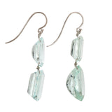 Flip ii aquamarine earrings