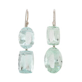 Flip ii aquamarine earrings