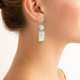 Spring ii aquamarine earrings