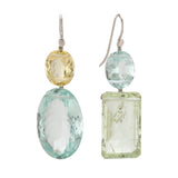 Spring ii aquamarine earrings