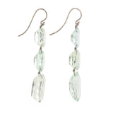 Shimmer III aquamarine earrings
