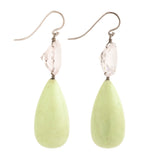Citron II chrysoprase earrings