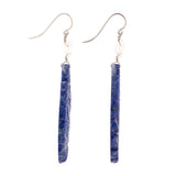Swan ii lapis earrings