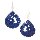 Swan ii lapis earrings