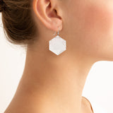 HEX I quartz earrings