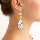 TEAR iii quartz earrings