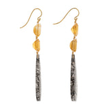 TEAR iii quartz earrings