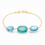 HAYDEE III aquamarine necklace