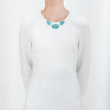 HAYDEE III aquamarine necklace