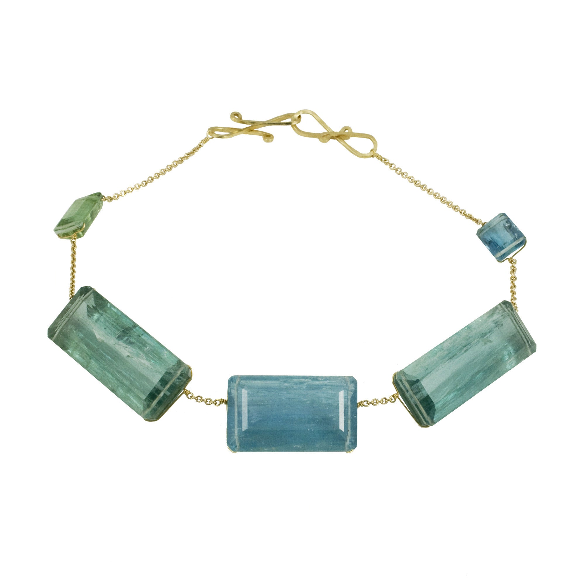 GRACE V aquamarine necklace