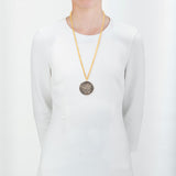 shipwreck i silver coin necklace