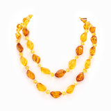 Twirl 49 Amber necklace