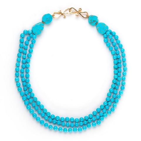KINGMAN trio Turquoise necklace