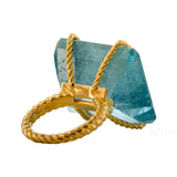 GREEK I aquamarine ring