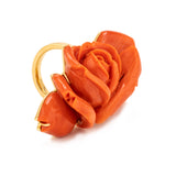 Coral flower ring