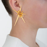 sparkler x gold earrings